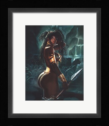 Framed Warrior Print