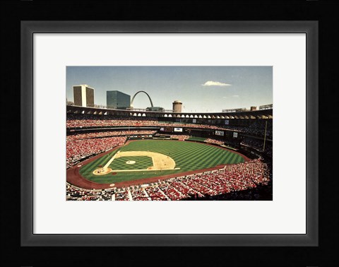Framed Busch Stadium, St Louis Print