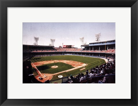 Framed Tiger Stadium, Detroit Print