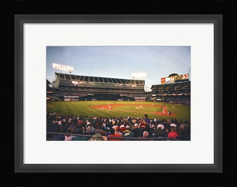 Framed Oakland, McAfee Coliseum Print