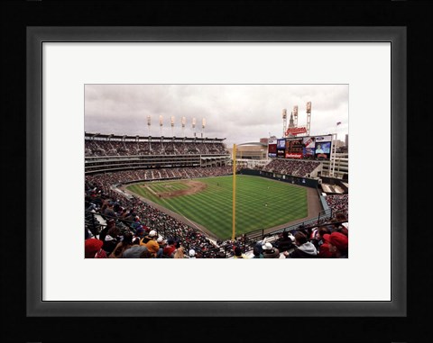 Framed Jacobs Field Cleveland Print