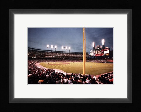 Framed Comerica Park, Detroit Print