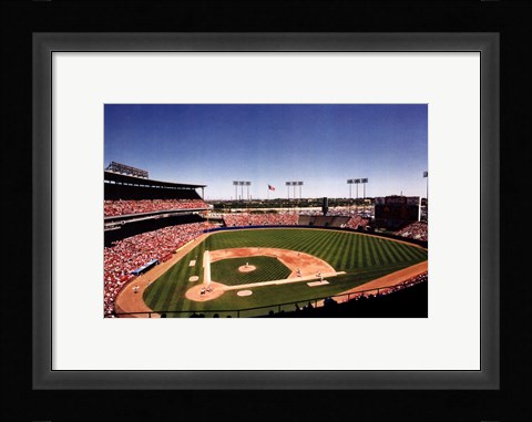 Framed Milwaukee County Stadium Print