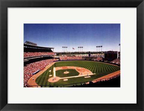 Framed Milwaukee County Stadium Print