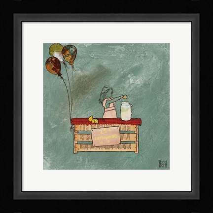 Framed Soaring in the Wind Print