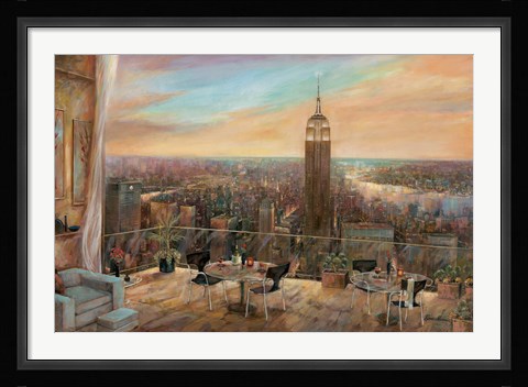 Framed New York View Print