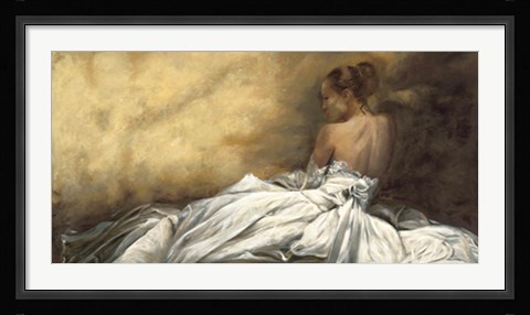 Framed Eleganza in bianco Print