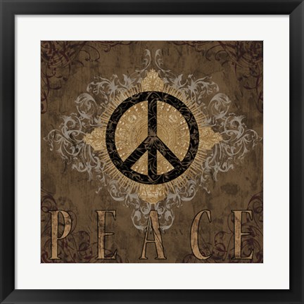 Framed Peace Print