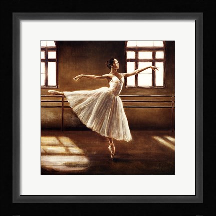 Framed Ballet Dancer Print