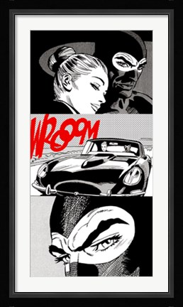 Framed Diabolik &amp; Eva II Print