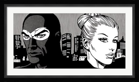 Framed Insieme (Diabolik &amp; Eva Kant) Print