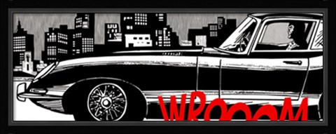 Framed Diabolik Skyline Print