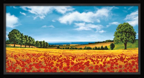 Framed Prospettive sul mare Print