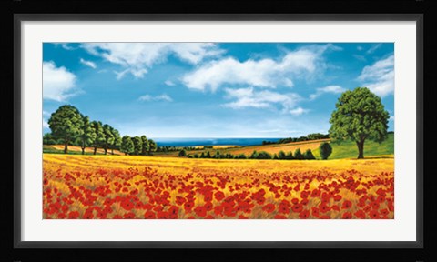 Framed Prospettive sul mare Print