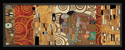 Framed Klimt Deco (Fulfillment) Print