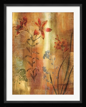 Framed Tulip Garden I Print