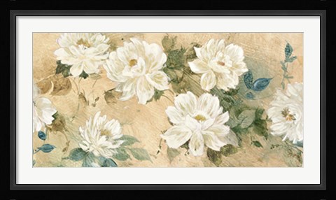 Framed White Petals Print