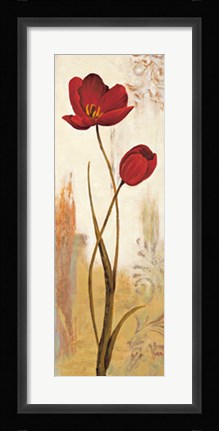 Framed Panneau tulipe Print