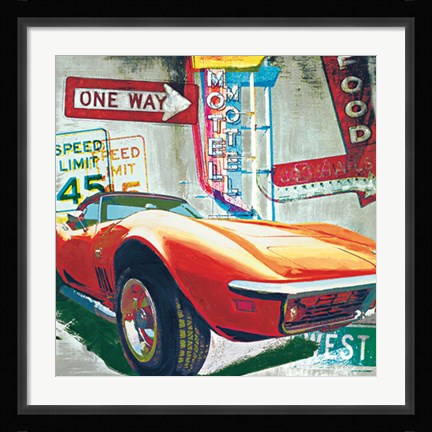 Framed Going West Print