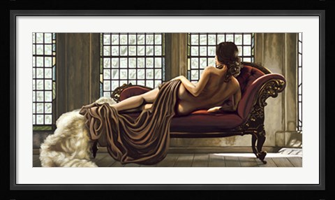 Framed Golden Woman Print