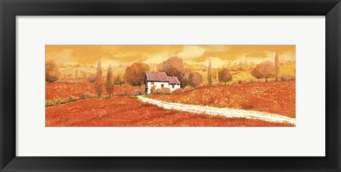 Framed Rosso Papavero Print