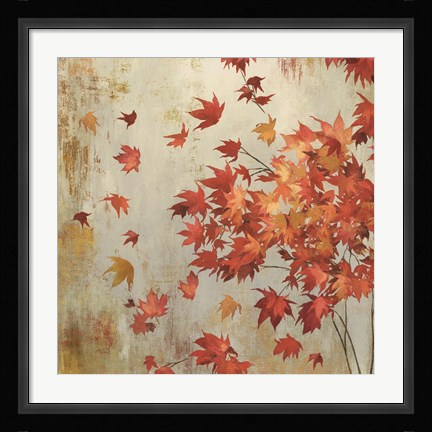 Framed Crimson Foliage Print