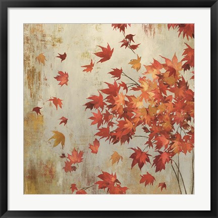 Framed Crimson Foliage Print