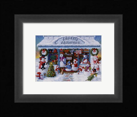 Framed Frostie Fashions Print