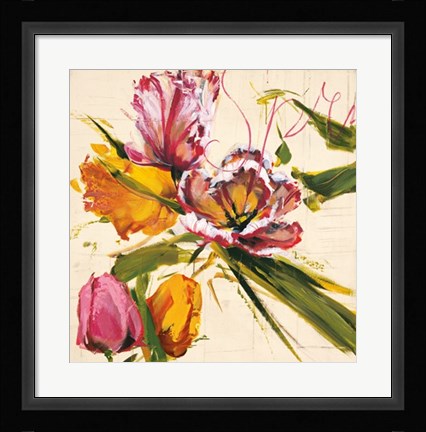 Framed Spring Tulips Print