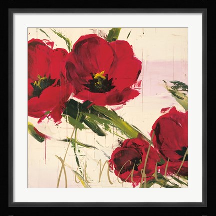 Framed Fanciful Garden Print