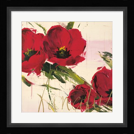 Framed Fanciful Garden Print