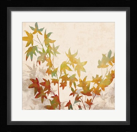 Framed Turning Leaves I Print