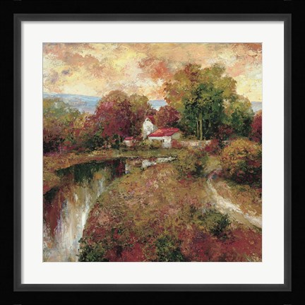 Framed American Country I Print