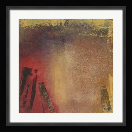 Framed Letters &amp; Numbers III Print