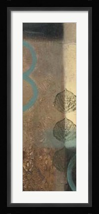 Framed Earthen Leaves II Print