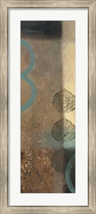 Framed Earthen Leaves II Print