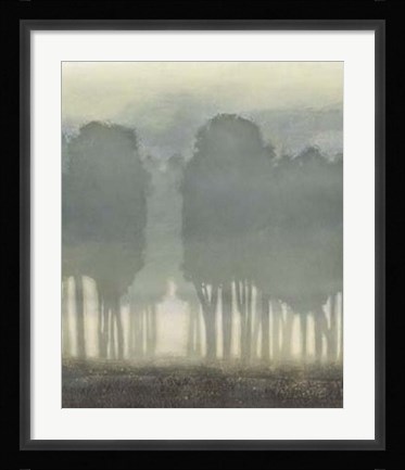 Framed Treeline Haze I Print