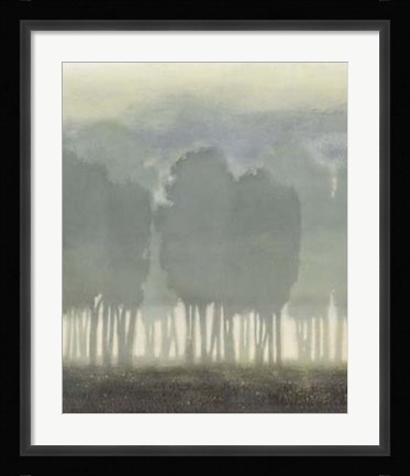 Framed Treeline Haze II Print