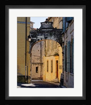 Framed Stone Walkways III Print