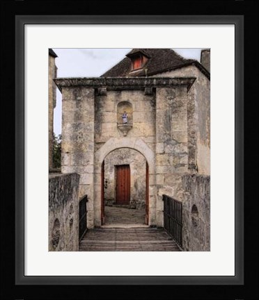 Framed Stone Walkways IV Print