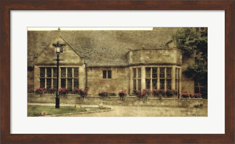 Framed English Cottage II Print