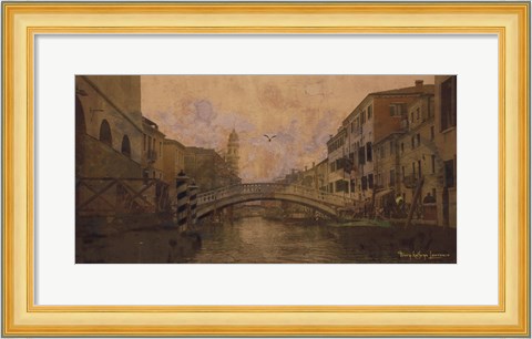 Framed Tour of Venice IV Print