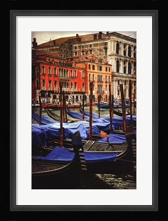 Framed Venetian Canals I Print