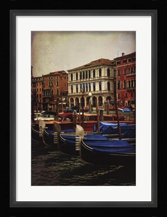 Framed Venetian Canals II Print