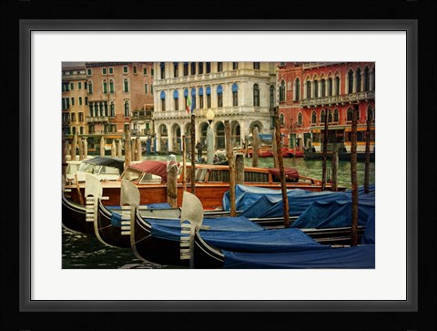 Framed Venetian Canals IV Print