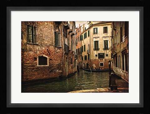 Framed Venetian Canals V Print
