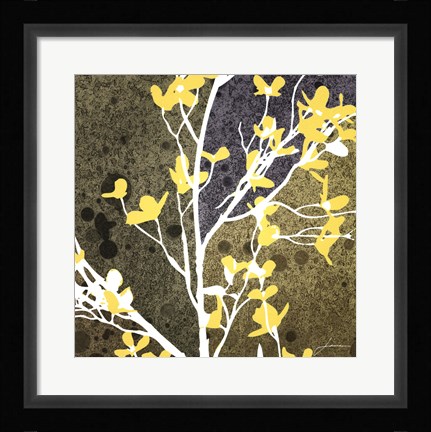 Framed Moon Flowers IV Print