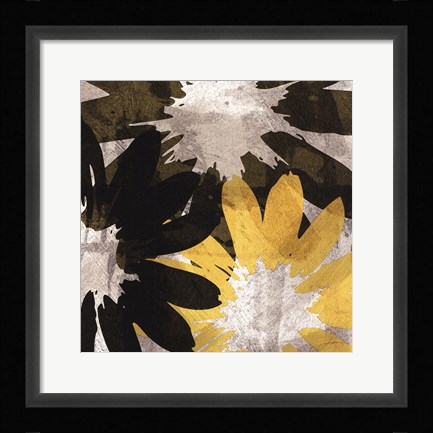 Framed Bloomer Tiles II Print