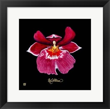 Framed Vivid Orchid VIII Print