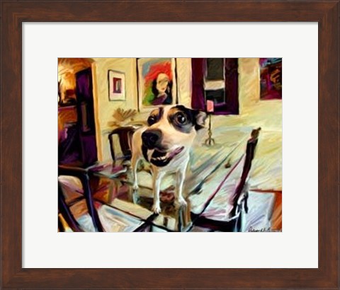 Framed Juan&#39;s Bad Dog Print